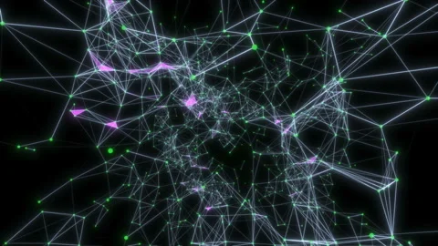 Visual data infographics design.Abstract fantasy motion background with Stock Footage 115323919