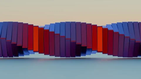A visual depiction of data being organized and categorized into structured fo Stock Illustration
