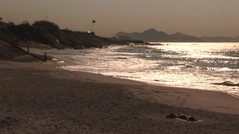 The visual of the Devil's Beach - September 15th , 2010 Stock Footage 313742506