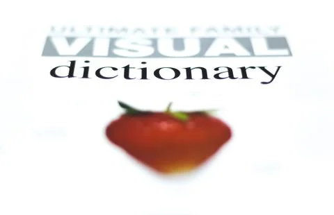 Visual dictionary. Topic and Category on colorful background for Dictionary. Stock Photos