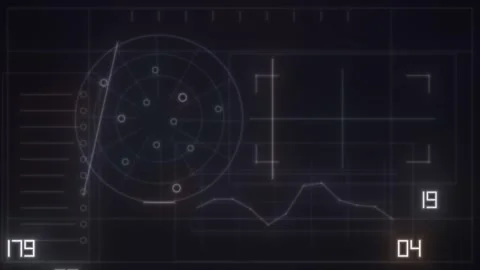 Visual display of data trends and analytics in a digital Stock Footage 339327940