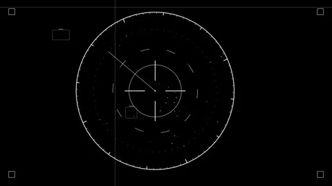 Visual display of hud elements animation for web design and sci-fi video ed.. Video stock 326528156