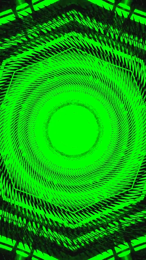 Visual display of a seamless tunnel video vj loop screensaver featuring viv.. Stock Footage 321266656