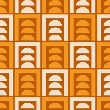 Visual distortion illusion seamless pattern Stock Illustration
