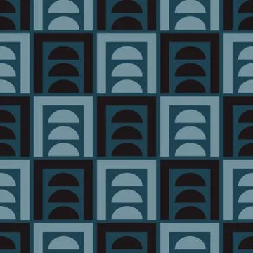 Visual distortion illusion seamless pattern Stock Illustration