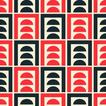 Visual distortion illusion seamless pattern Stock Illustration