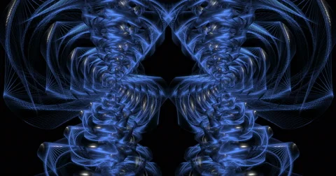 Visual EDM Techno Club Vj Abstract Stock Footage 53423275
