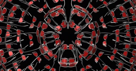 Visual EDM Techno Club Vj Abstract New Stock Footage 60029803