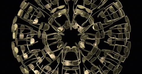 Visual EDM Techno Club Vj Abstract New Stock Footage 60030756