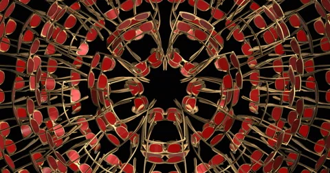 Visual EDM Techno Club Vj Abstract New Stock Footage 60040607