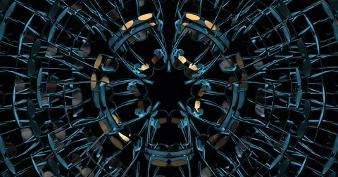 Visual EDM Techno Club Vj Abstract New Stock Footage 60040725