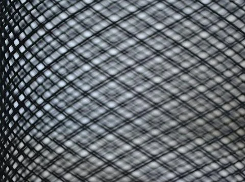 Visual effect in black metallic pattern, close up. Stock Photos