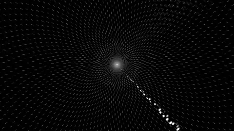 Visual effect of dynamic lines moving toward the center Stock Footage 339369350