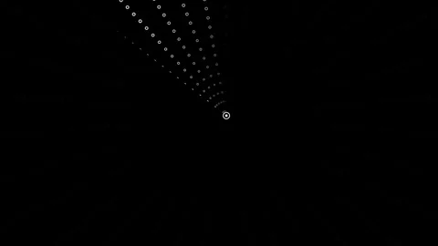 Visual effect of light rays in dark space Stock Footage 339329409