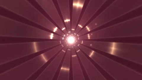 Visual effect of light rays leading into a glowing center Stock Footage 338323431