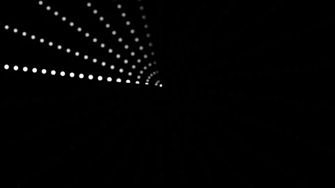 Visual effect of lights moving in a tunnel design Stock Footage 339297512