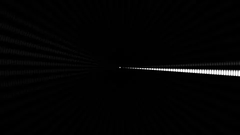 Visual effects of light particles moving through a dark Stock Footage 339329914