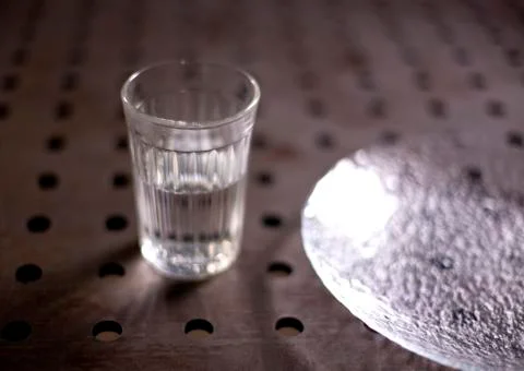 Visual experiments in physics and chemistry from the school curriculum Stock Photos
