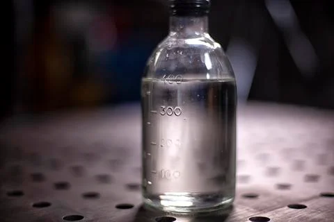 Visual experiments in physics and chemistry from the school curriculum Stock Photos