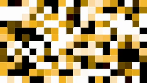 Visual exploration of colorful square patterns with black and white elements Video stock 333445985