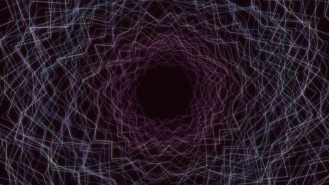Visual exploration of a swirling geometric pattern Stock Footage 337385782