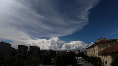 Visual feast from the clouds in the sky time lapse Stock Footage 171373242