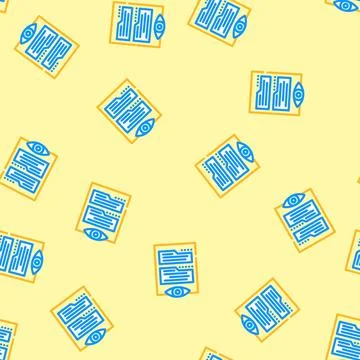 Visual feedback ux ui design vector seamless pattern 스톡 일러스트