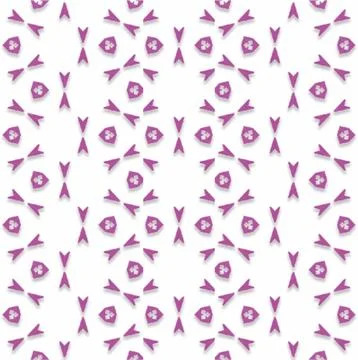 Visual Fractured Pattern Illusion Fractal Smooth Texture Collection for Cre.. Stock Illustration