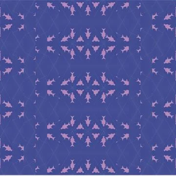 Visual Fractured Pattern Illusion Fractal Smooth Texture Collection for Cre.. Stock Illustration