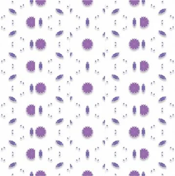Visual Fractured Pattern Illusion Fractal Smooth Texture Collection for Cre.. Stock Illustration