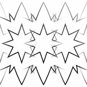 Visual Fractured Pattern Illusion Fractal Smooth Texture Collection for Cre.. Stock Illustration