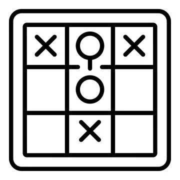 Visual game icon outline vector. Sensory process Illustrazione stock