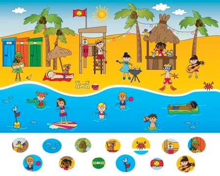 Visual game Stock Illustration