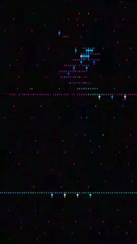 Visual Glitch 4K Vertical Loop — Abstract Digital Distortion Stock Footage 329679241