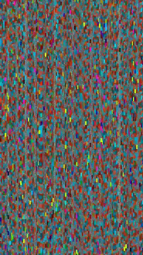 Visual Glitch 4K Vertical Loop — Abstract Digital Distortion Stock Footage 329790020