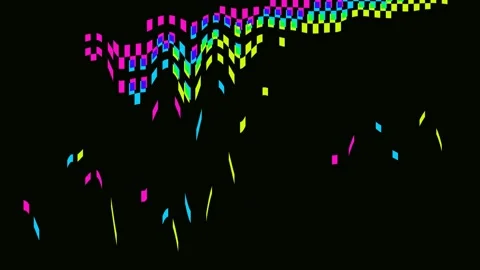 Visual Glitch Effect 4K Loop — Abstract Digital Distortion Stock Footage 329813690