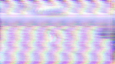 Visual Glitch Loop 4K — Abstract Bad TV Digital Overlay VJ Stock Footage 329800872