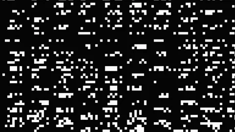 Visual Glitch Loop 4K — Abstract Bad TV Digital Overlay VJ Stock Footage 329813071
