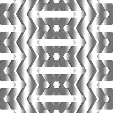 Visual Gray Fractured Pattern Illusion Fractal Smooth Texture Collection fo.. Stock Illustration