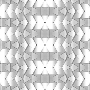 Visual Gray Fractured Pattern Illusion Fractal Smooth Texture Collection fo.. Stock Illustration