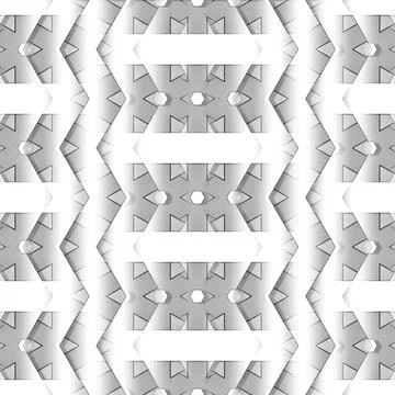 Visual Gray Fractured Pattern Illusion Fractal Smooth Texture Collection fo.. Stock Illustration
