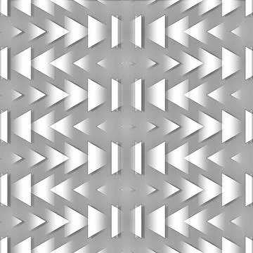 Visual Gray Fractured Pattern Illusion Fractal Smooth Texture Collection fo.. Stock Illustration