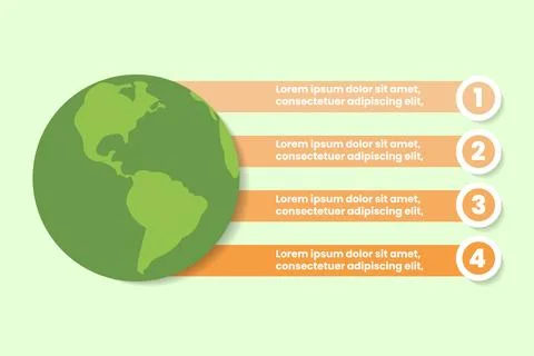 Visual guide on environmental conservation strategies for a healthier planet Ilustración de archivo
