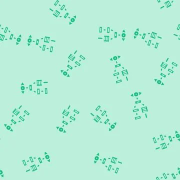 Visual hierarchy ux ui design glyph vector seamless pattern 스톡 일러스트