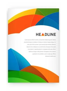 Visual identity with letter logo elements polygonal style Letterhead and geom Stock Illustration