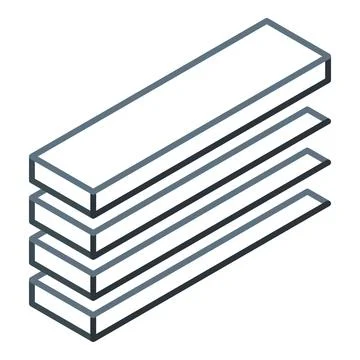 Visual illusion icon isometric vector. Memory perception Stock Illustration