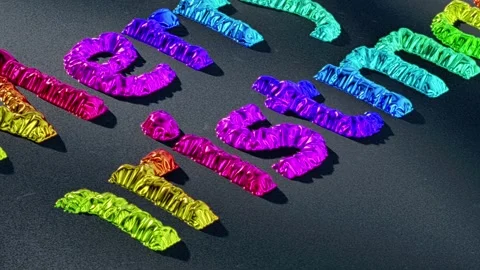 Visual journey through colorful patterns for immersive music experiences Stock Footage 294327199