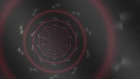 Visual journey through a spiral tunnel with dark tones and Stock Footage 339358928
