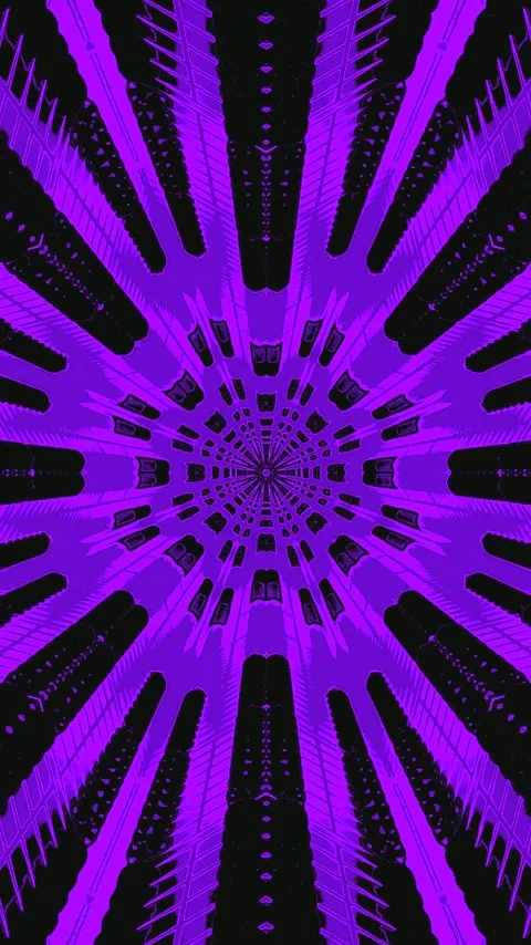 Visual journey through vibrant tunnel of light and shapes creating a mesmer.. Stock Footage 321564157