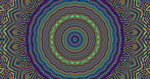 Visual Meditation Video, Inner Bloom: 4K Kaleidoscope for Self-Discovery  Vídeos de archivo 262999114